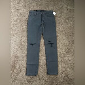 Joe’s Jeans Boyfriend Slim Gray Distressed Jeans